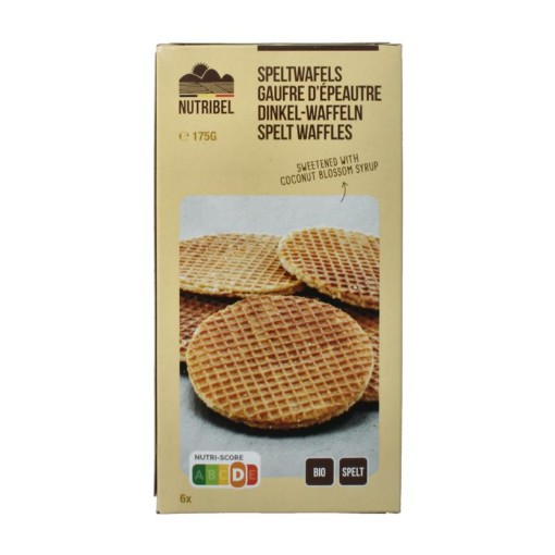 Nutribel Spelt wafel bio 175g