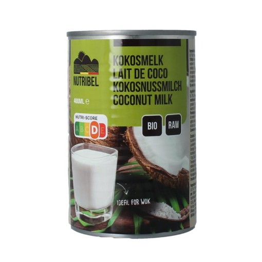 Nutribel Kokosmelk glutenvrij bio 400ml