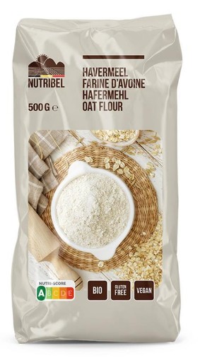 Nutribel Havermeel glutenvrij bio 500g