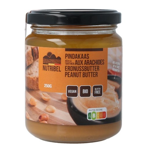 Nutribel Pindakaas bio 250g