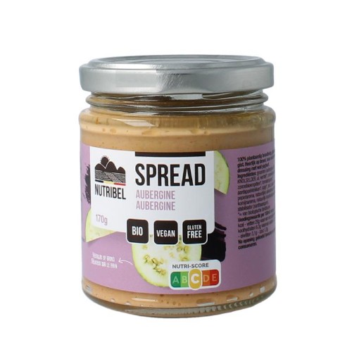 Nutribel Aubergine spread glutenvrij bio 180g