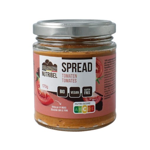 Nutribel Tomaten spread glutenvrij bio 190ml
