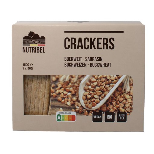 Nutribel Crackers boekweit bio 150g