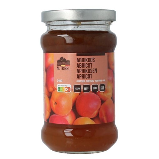 Nutribel Abrikozen confituur bio 340g