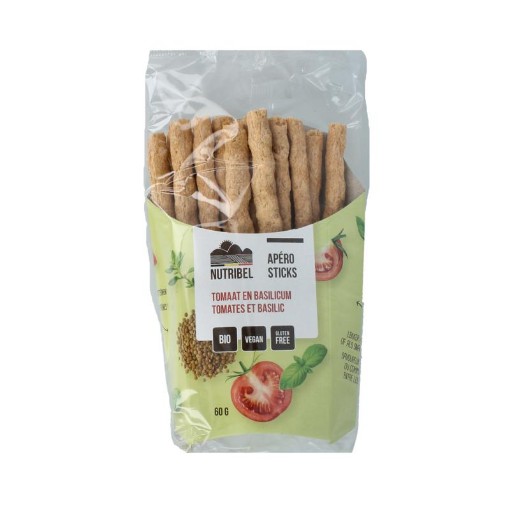 Nutribel Apero stick tomaat basilicum bio 60g