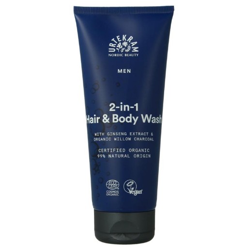men haar en body wash