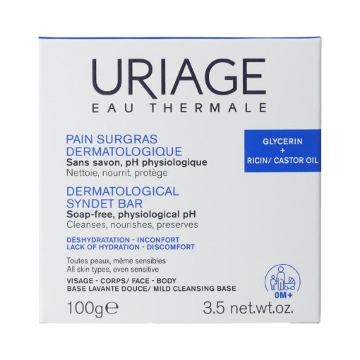 Uriage derm zeepvrije reinigingszeep 100gr