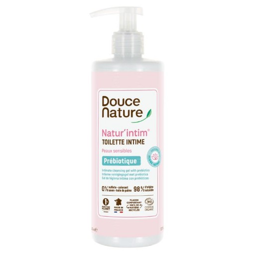 Douce Nature Natur intim intieme reinigingsgel prebiotica bio 400mi