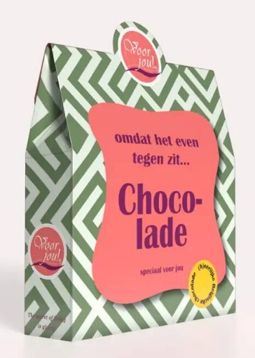 Voor Jou! Voor jou, omdat lijn, Chocolade 6stuk