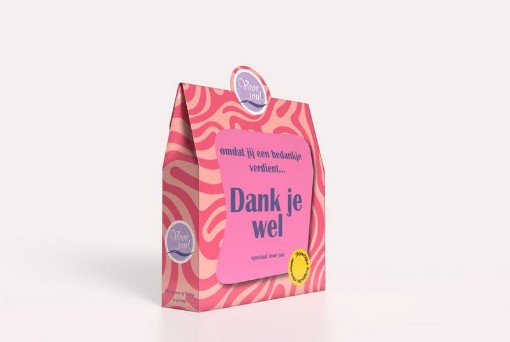 Voor Jou! Voor jou, omdat lijn, Dank je wel 6stuk