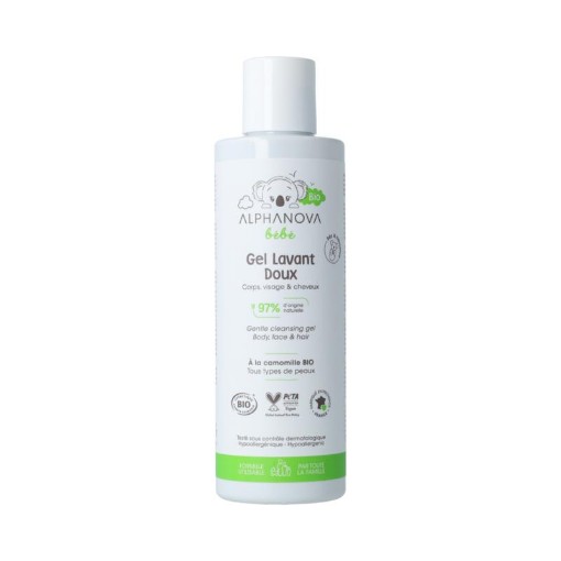 Alphanova Bebe gentle cleansing gel 200ml