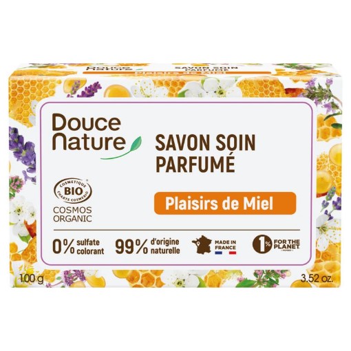 Douce Nature zeep bar honey pleasure 100gr
