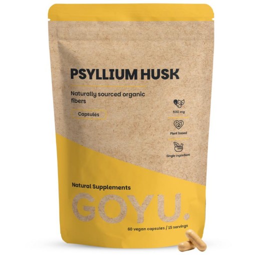 Goyu psyllium husk vezels bio 60ca
