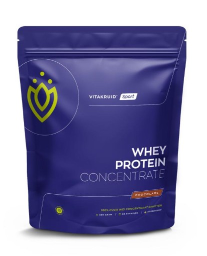 Vitakruid whey protein chocolade 900gr