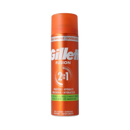 Gillette fusion scheergel sensitive 200ml