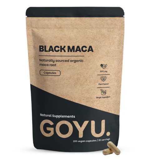 Goyu zwarte maca 500mg bio 100ca