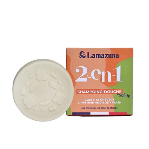 Lamazuna 2 In 1 Hair and body wash bar 70g