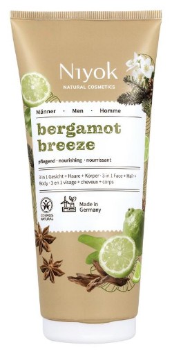 Niyok shower gel men Bergamot Breeze 3 in 1 200ml