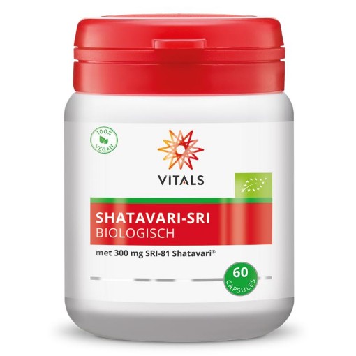 Vitals Shatavari-SRI Biologisch 60c 60ca