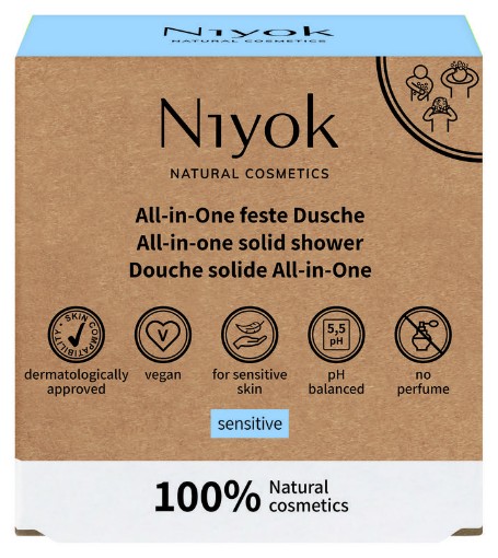 Niyok All in one shower sensitive 80gr