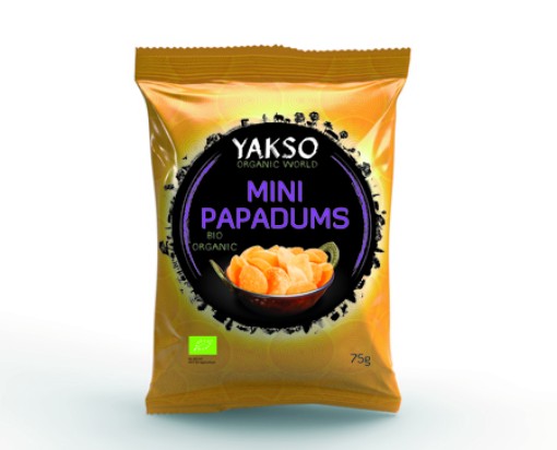 Mini papadums bio