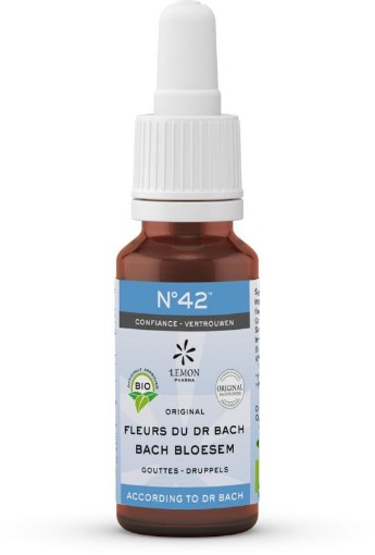 Bach bloesems mengeling 42 vertrouwen bio