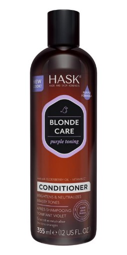 Hask Blonde care conditioner purple toning 355ml