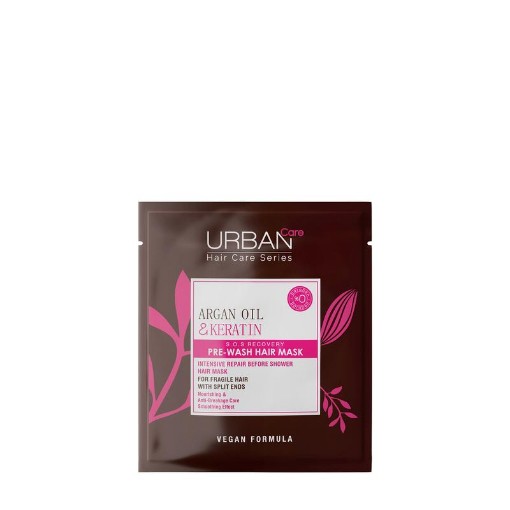 Urban Care Argan oil & keratin pre-wash hair mask 50ml