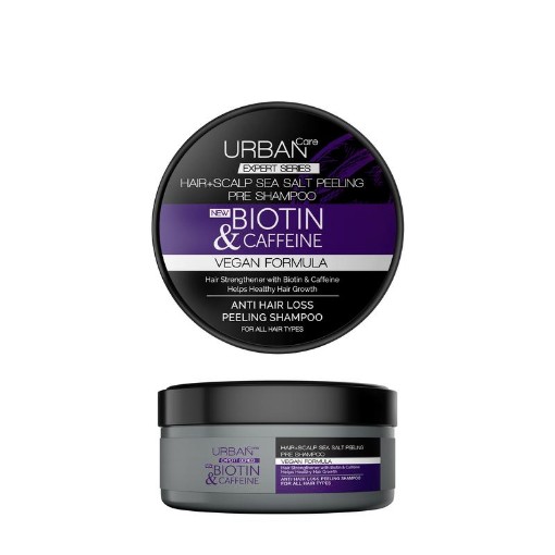 Urban Care Expert salt peeling shampoo biotine & caffeine 200ml
