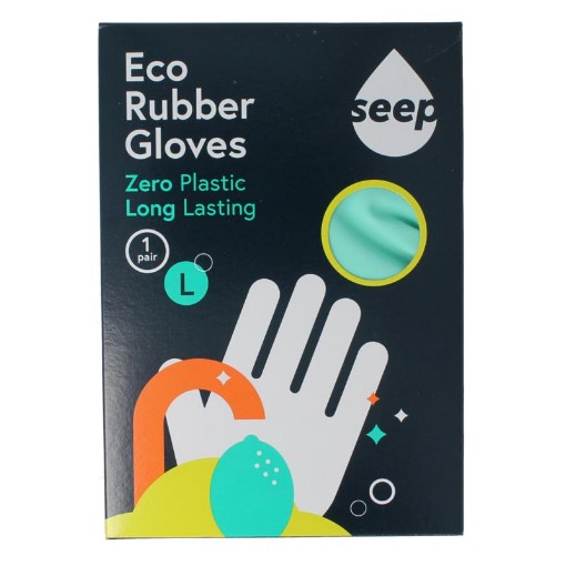 Seep Handschoen fairtrade rubber composteerbaar mt L 1paar