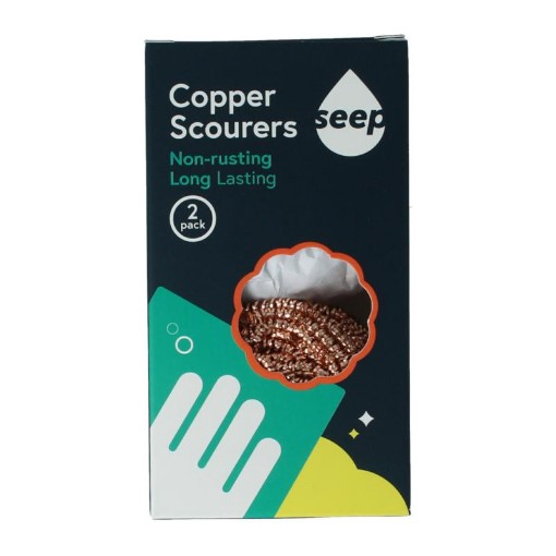 Seep Koperen schuursponzen 2st