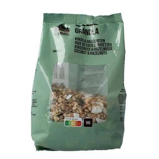 Nutribel Granola kokos hazelnoot bio 300g