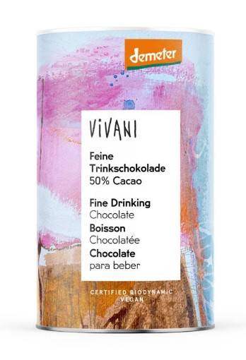Hot chocolate drink Demeter 50% cacao bio