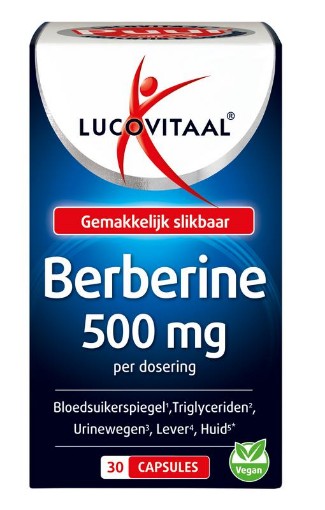 Lucovitaal Berberine Puur 500mg 30ca