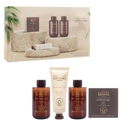 The Luxury Bathing Co Wellness Spa - Top to Toe Essentials 1set
