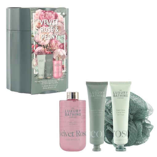 The Luxury Bathing Co Velvet Rose & Peony - Luxury Bathing 1set