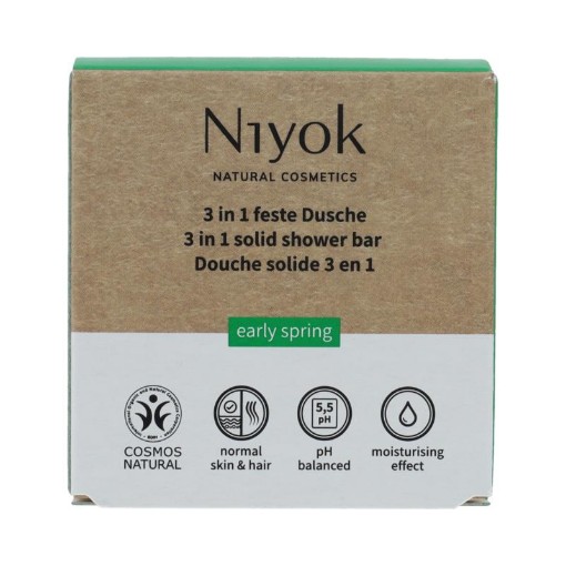 Niyok 3in1 body hair face wash early spring 80gr