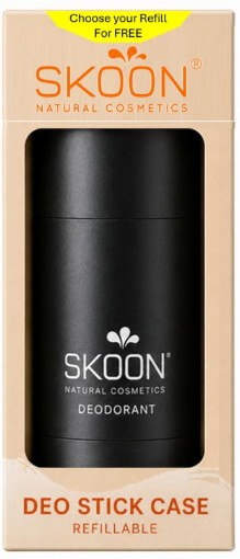 Skoon Deo Stick Case Zwart, aluminium 1st
