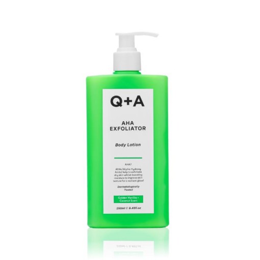 Q+A AHA Exfoliator Body Lotion 250ml