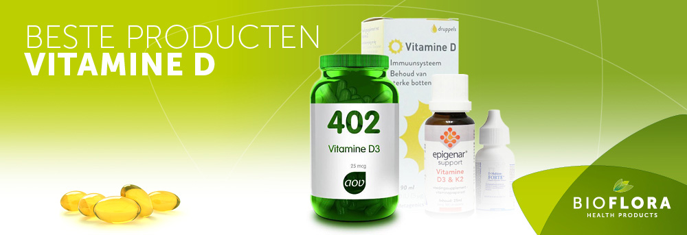 afbeelding van de beste Vitamine D producten